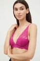 Podprsenka Calvin Klein Underwear s kosticami fialová 000QF6396E