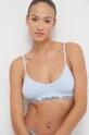 Calvin Klein Underwear biustonosz dzianina niebieski 000QF7093E