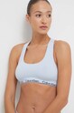 Бюстгальтер Calvin Klein Underwear трикотаж голубой 000QF7317E