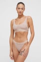 Одежда Бюстгальтер Calvin Klein Underwear 000QF7340E бежевый