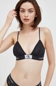 Σουτιέν Calvin Klein Underwear πλεκτό ύφασμα μαύρο 000QF7377E