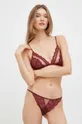 Podprsenka Calvin Klein Underwear burgundské
