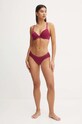 Calvin Klein Underwear chiloți figi burgundia 000QF6308E