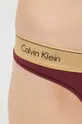 bordowy Calvin Klein Underwear stringi
