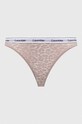 Odzież Calvin Klein Underwear figi 3-pack 000QD5069E niebieski