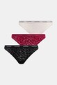 Calvin Klein Underwear figi 3-pack dzianina czarny 000QD5069E