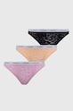 Nohavičky Calvin Klein Underwear 3-pak nohavičky viacfarebná 000QD5069E