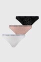 Труси Calvin Klein Underwear 3-pack трикотаж барвистий 000QD5069E