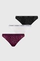 Nohavičky Calvin Klein Underwear 3-pak nohavičky viacfarebná 000QD5069E