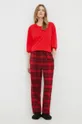 crvena Pidžama Calvin Klein Underwear Ženski