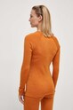Odzież Smartwool longsleeve funkcyjny Classic Thermal Merino SW016370 pomarańczowy