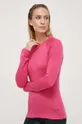 ροζ Λειτουργικό μακρυμάνικο πουκάμισο Smartwool Classic Thermal Merino Γυναικεία