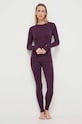 Smartwool legginsy funkcyjne Classic Thermal Merino SW018809 fioletowy AW25