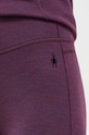 Smartwool legginsy funkcyjne Classic Thermal Merino fioletowy SW018809