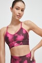 Reebok biustonosz sportowy Identity Training wzorzyste różowy 100035778