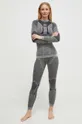 Funkcionalna majica z dolgimi rokavi X-Bionic Merino 4.0 siva