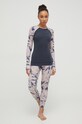 Funkční triko s dlouhým rukávem Picture Milita Printed WTS500 námořnická modř AW24