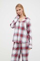Πιτζάμα Hollister Co. πλεκτό ύφασμα λευκό KI346.3009.105