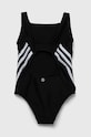 Jednodílné dětské plavky adidas Performance IB6009 černá AW23