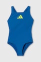 adidas Performance strój kąpielowy dziecięcy miękka niebieski IA5410