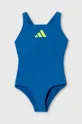 plava Dječji kupaći kostim adidas Performance Za djevojčice