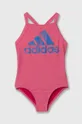 roza Dječji kupaći kostim adidas Performance Za djevojčice