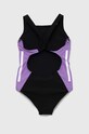 Детски цял бански adidas Performance IB4336 черен AW23