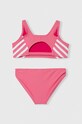 adidas Performance dwuczęściowy strój kąpielowy dziecięcy IB4346 różowy AW23