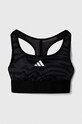 adidas biustonosz sportowy dziecięcy lekko usztywniana czarny IJ9535