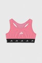 Детский спортивный бюстгальтер adidas мягкая розовый IB4151