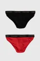 Παιδικά εσώρουχα Calvin Klein Underwear 2-pack κόκκινο