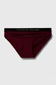 Dziewczynka Tommy Hilfiger figi dziecięce 2-pack UG0UG00707.9BYX bordowy