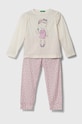 Dětské pyžamo United Colors of Benetton hladký béžová 3Y5E0P04U.G.SEASONAL