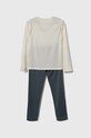 United Colors of Benetton gyerek pizsama 3Y5E0P04U.G.SEASONAL szürke AW23