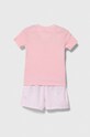 Детска пижама Polo Ralph Lauren 3P0146 розов AW23