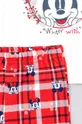 crvena Dječja pamučna pidžama zippy