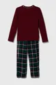 crvena Dječja pidžama Tommy Hilfiger Dječji
