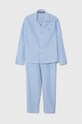 Pidžama Tommy Hilfiger Planet friendly plava UB0UB00506.9BYX