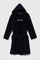 Tommy Hilfiger szlafrok dziecięcy Planet friendly czarny UK0UK00062.9BYX