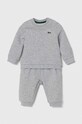 Lacoste dres niemowlęcy dzianina szary 4J5287