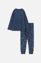 Παιδικές βαμβακερές πιτζάμες Coccodrillo σκούρο μπλε