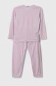 Dětské bavlněné pyžamo United Colors of Benetton 30960P05B.G.SEASONAL růžová AW23