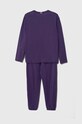Παιδικές βαμβακερές πιτζάμες United Colors of Benetton 30960P05B.G.SEASONAL μωβ AW23