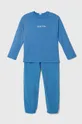 μπλε Παιδικές βαμβακερές πιτζάμες United Colors of Benetton Παιδικά