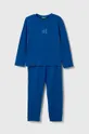niebieski United Colors of Benetton piżama dziecięca Dziecięcy