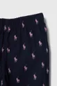 sötétkék Polo Ralph Lauren gyerek pamut pizsama