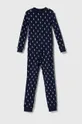 тёмно-синий Детская хлопковая пижама Polo Ralph Lauren Детский