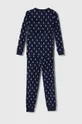Детская хлопковая пижама Polo Ralph Lauren тёмно-синий