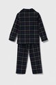 Детская хлопковая пижама Polo Ralph Lauren 9P0137 зелёный AW24