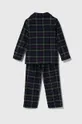 Otroška bombažna pižama Polo Ralph Lauren zelena